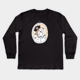 Sailor Bull Dog Kids Long Sleeve T-Shirt